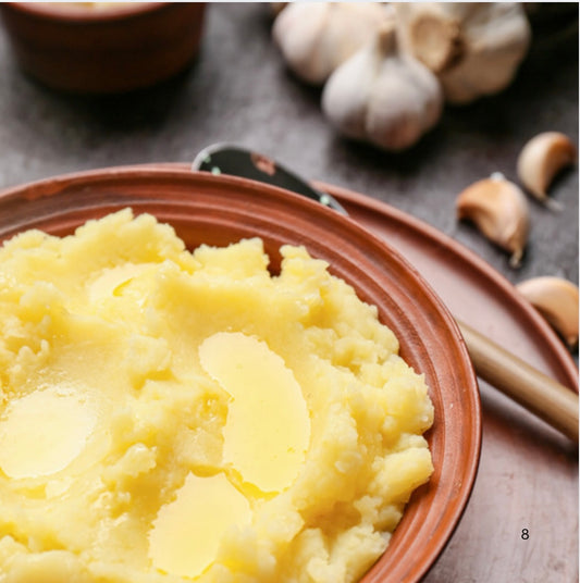 Roasted Garlic Mash Potatoes